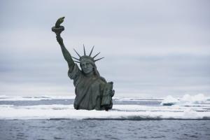 Statue of Liberty Action at the Arctic Sea Ice Edge