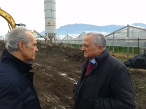 Cosenza al sopralluogo a Castellammare