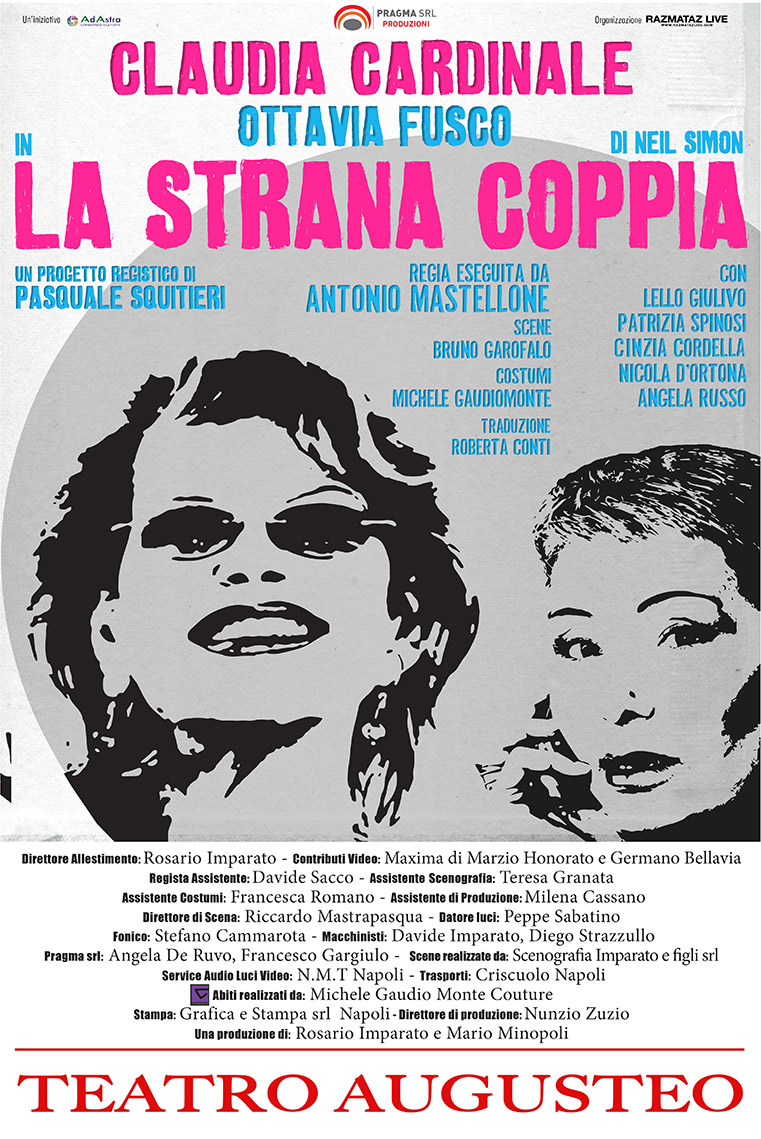  Claudia Cardinale e Ottavia Fusco in scena con “La strana coppia”