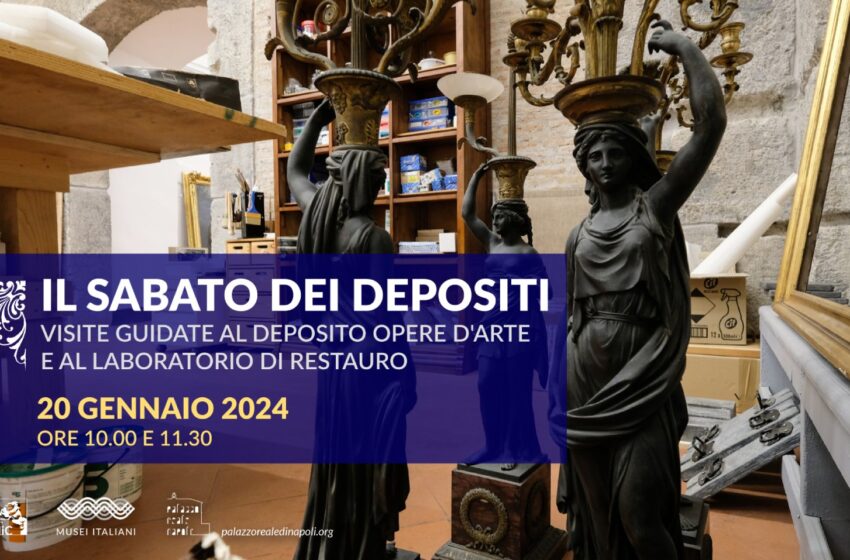  Palazzo Reale di Napoli, sabato 20 gennaio visite guidate al laboratorio di restauro